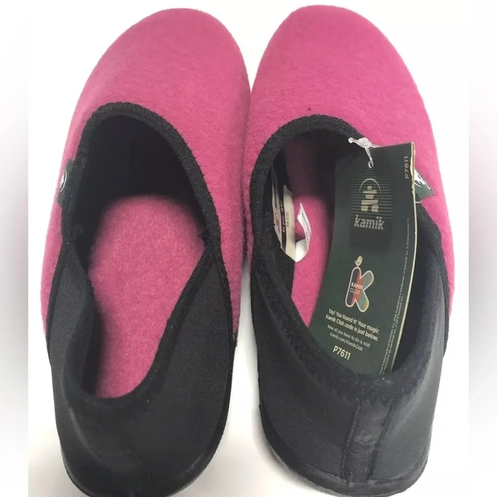 Kamik Big Kids’ Cozytime, Pink Slippers, Girls’ Size 6M.